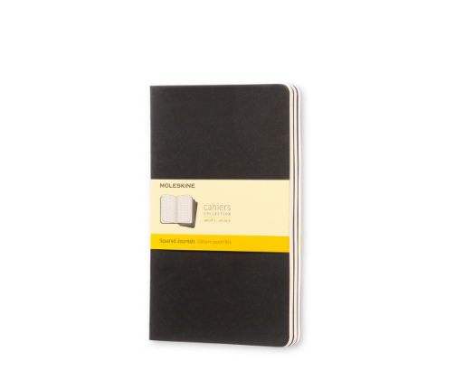 Блокнот Moleskine CAHIER JOURNAL LARGE 80 стр обложка клюквенный