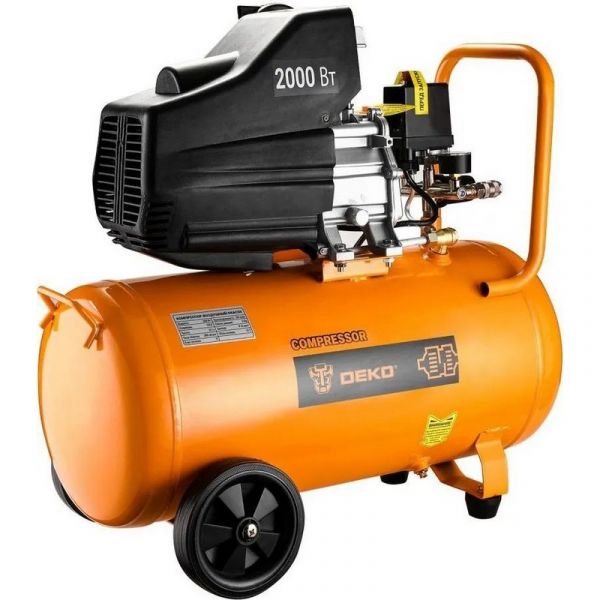 Компрессор DEKO DKAC50 2000 кВт, 290 л/мин, 50 л