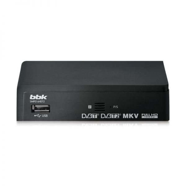 Ресивер DVB-T2 BBK SMP014HDT2 темно-серый